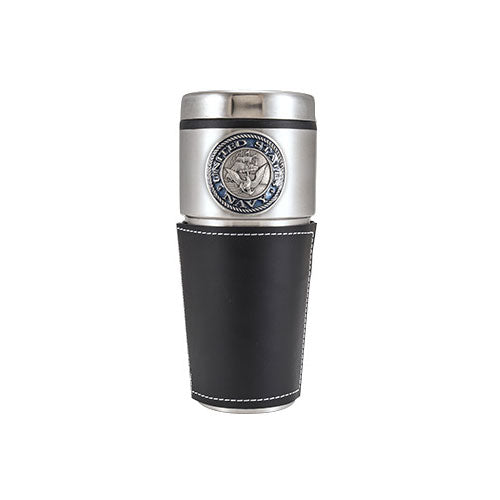 U.S. Navy Badge Double Wall Tumbler - 16 oz