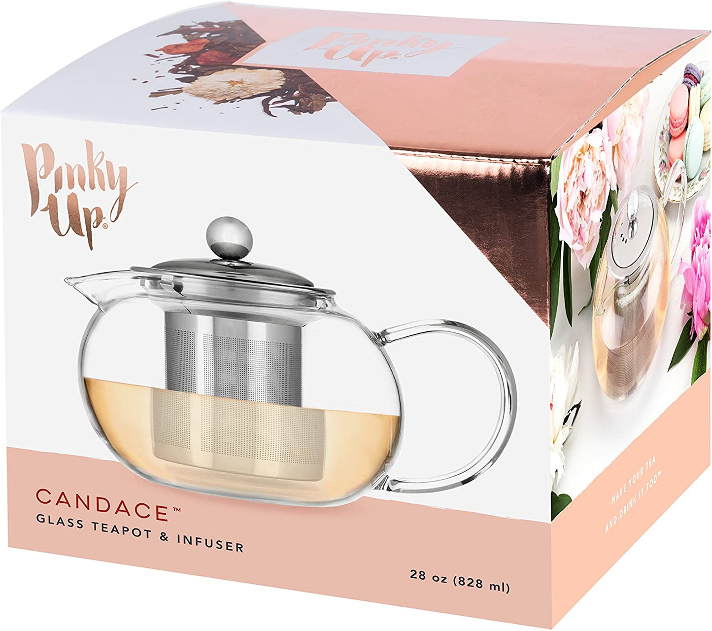 Candace Glass Teapot & Infuser