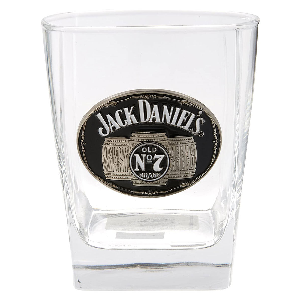 Jack Daniel's Double Old Fashioned Glass w/ Medallion