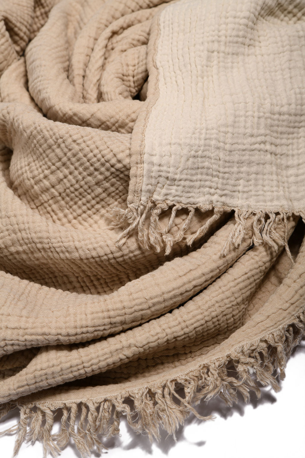 Riviera Luxury Throw Blanket | Beige