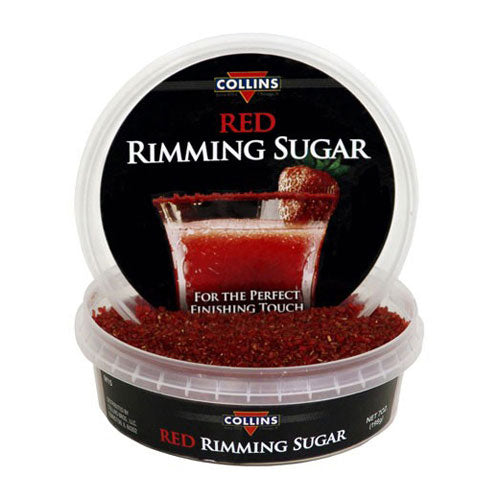 Collins Red Rimming Sugar 7oz