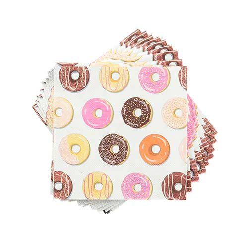 Donut Cocktail Napkin by Cakewalk