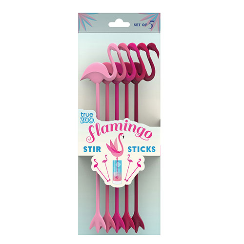Flamingo Stir Sticks (Set of 5)