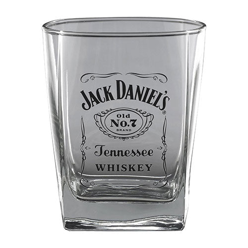Jack Daniels Label Logo DOF Glass 14oz
