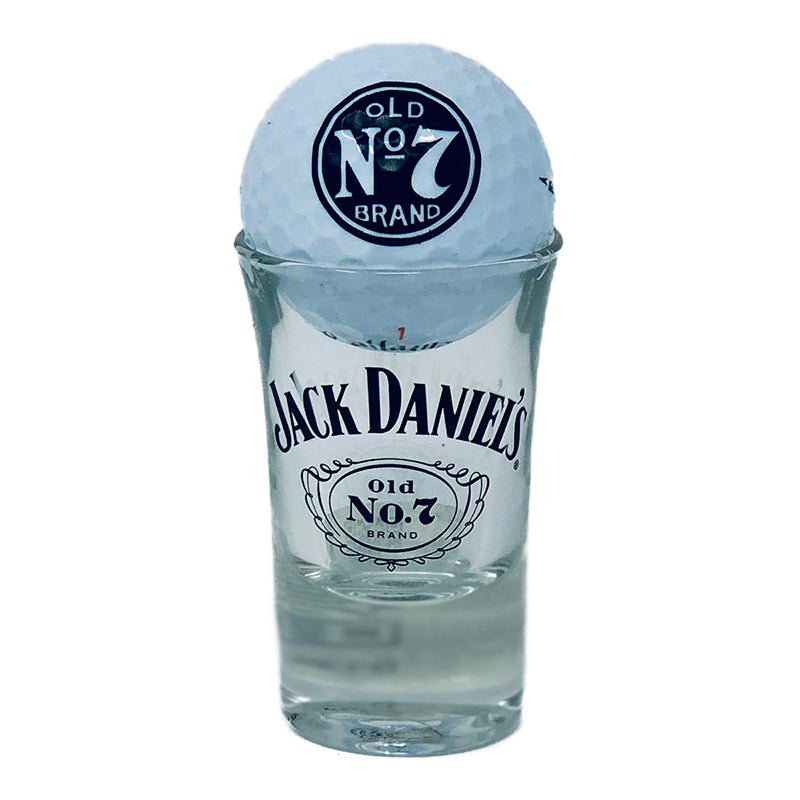 Jack Daniel's Shot Glass with Golf Ball