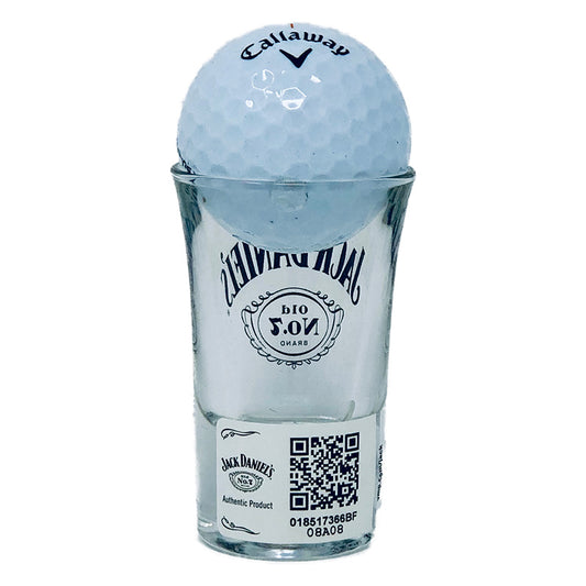 Jack Daniel's Shot Glass with Golf Ball