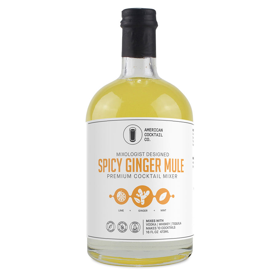 Mixologist Designed Spicy Ginger Mule Premium Cocktail Mixer 16 oz