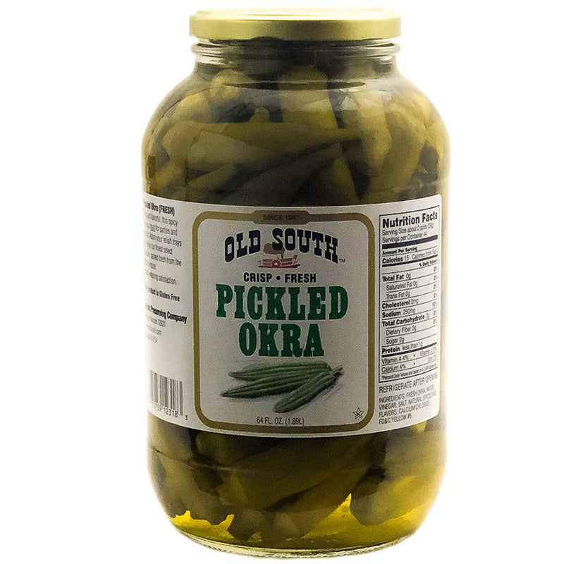Old South Crisp Fresh Pickled Okra - 64 fl oz