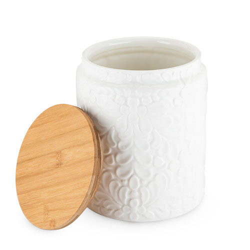 Pantry Textured Ceramic Large Canister by Twine