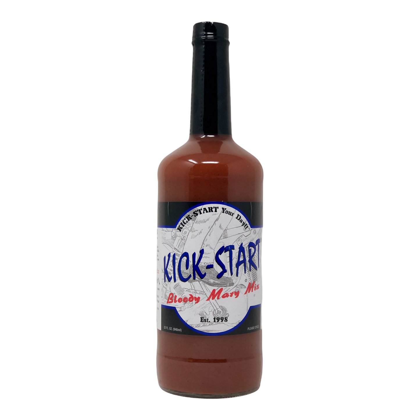 Kick Start Bloody Mary Mix – 32 fl oz (1 Quart)