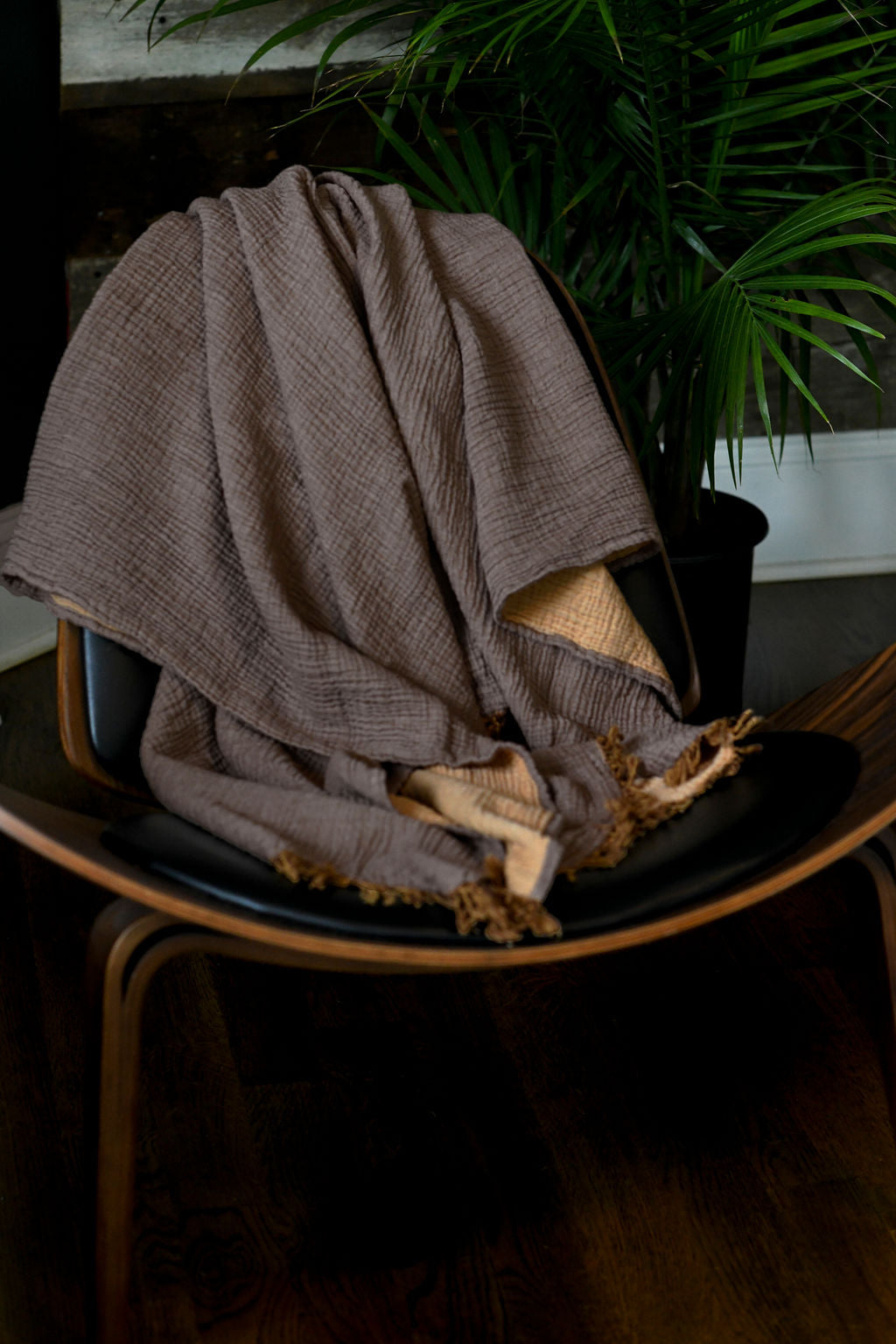Riviera Luxury Throw Blanket | Bison Oak Buff