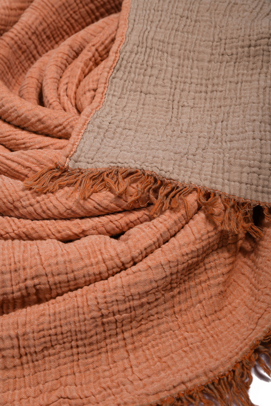 Riviera Luxury Throw Blanket | Tan - Coffee Mist