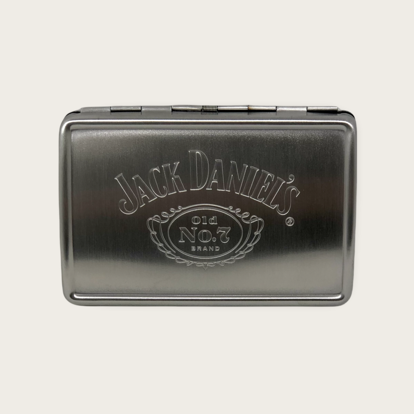 Jack Daniel's 0.7mm Gauge Carry Case - Stainless Steel - Licensed Product
