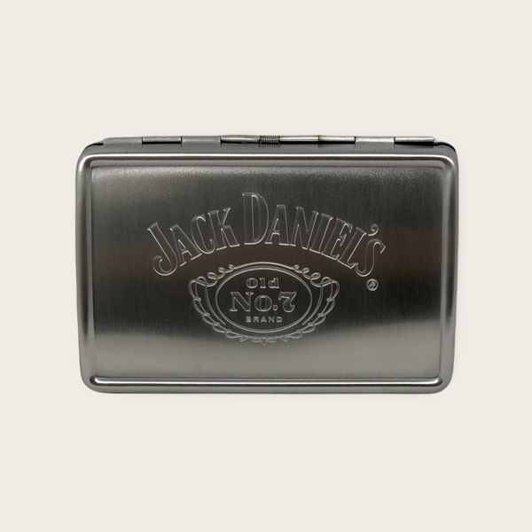 jack daniels cigarette case Jack Daniel's 0.7mm Gauge Carry Case - Stainless Steel