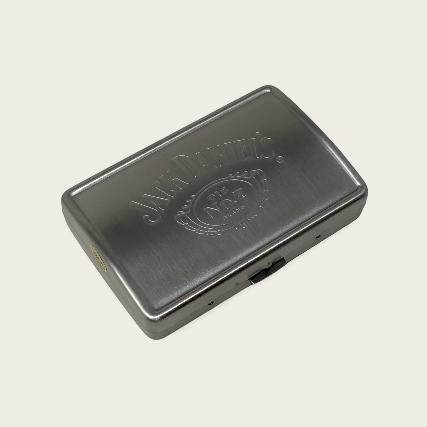 Jack Daniel's 0.7mm Gauge Carry Case - Stainless Steel - Licensed Product