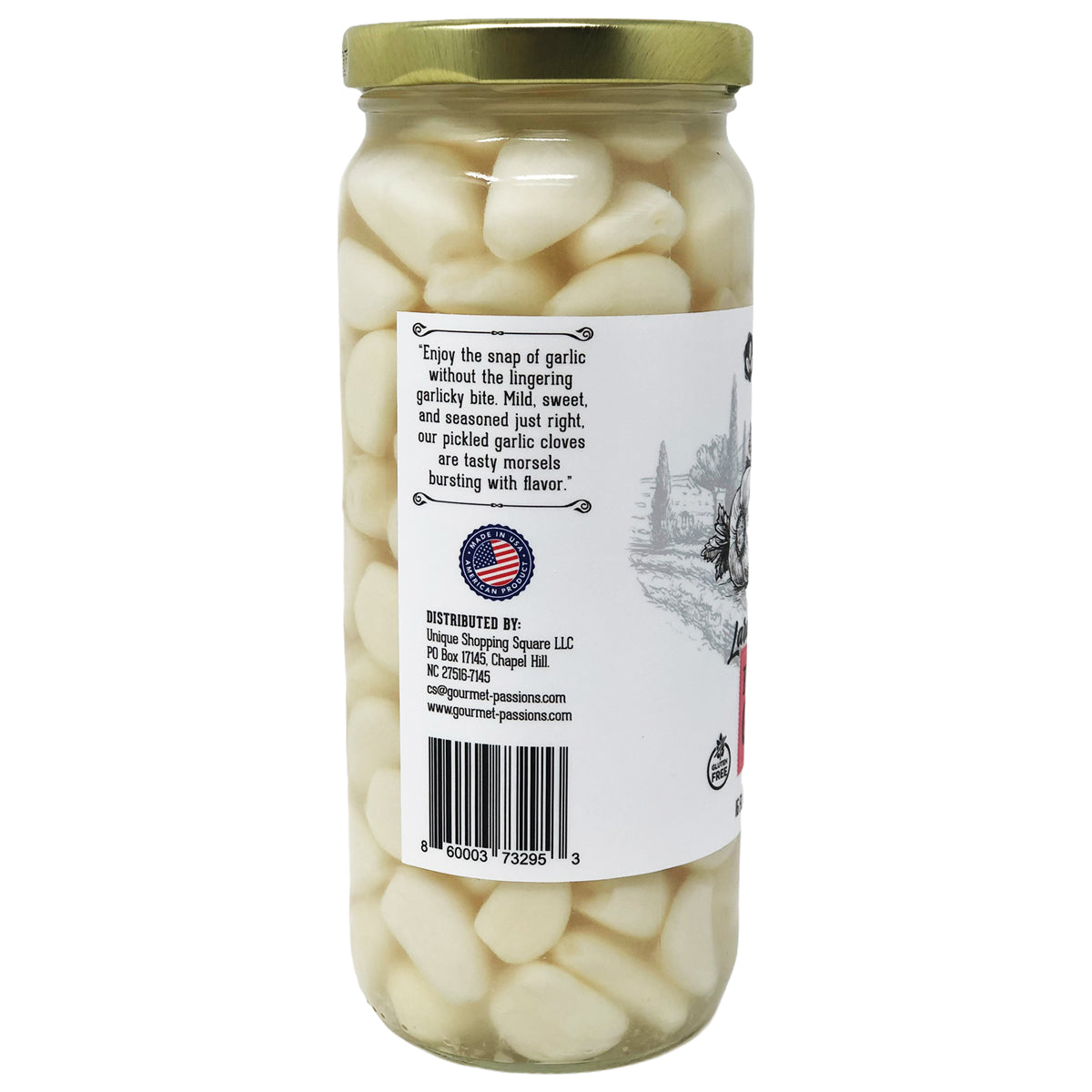 Lara's Pickled Garlic - 16 fl oz