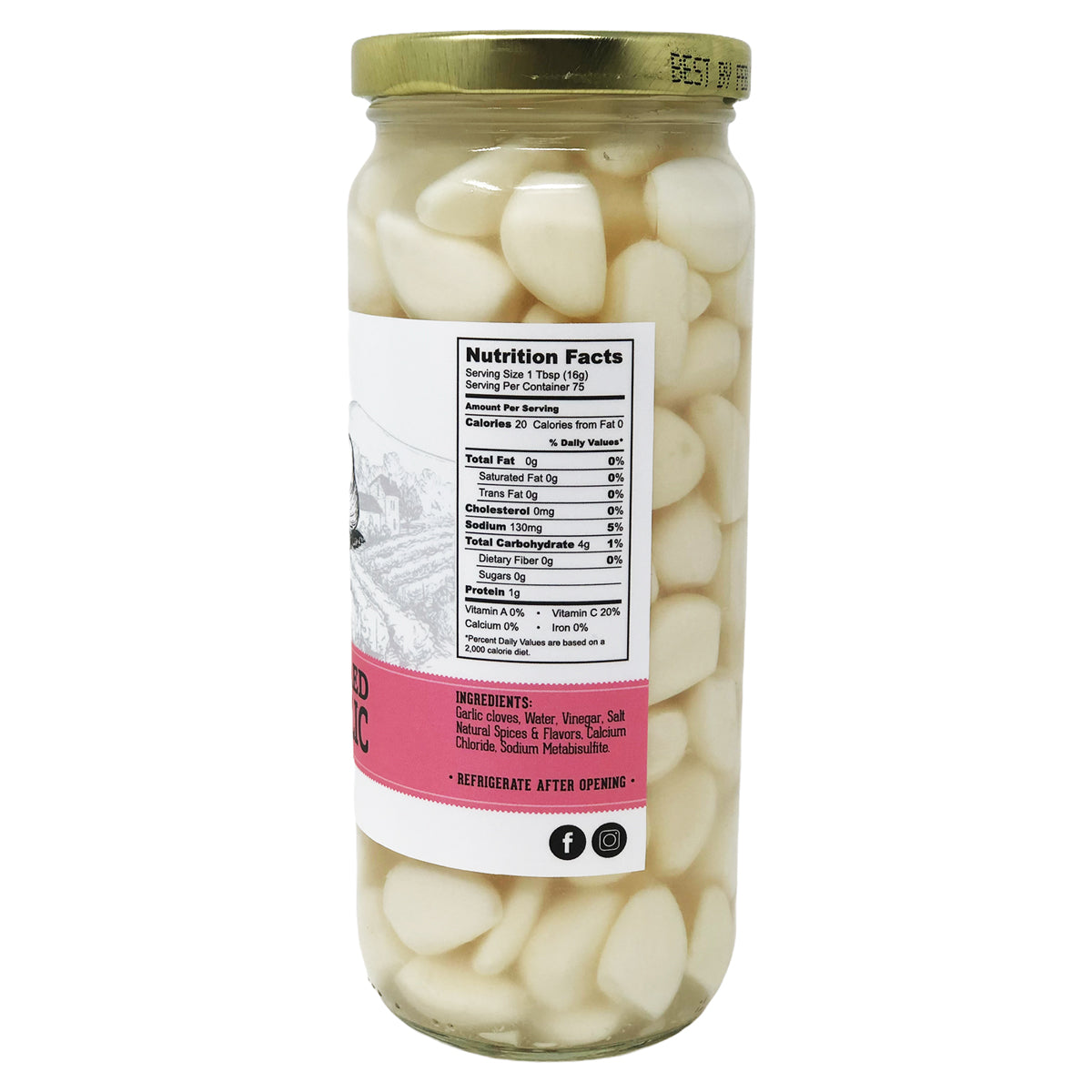 Lara's Pickled Garlic - 16 fl oz